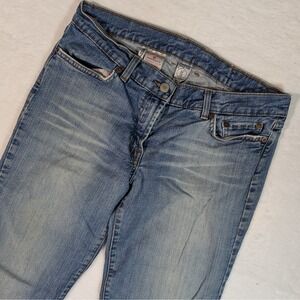 90s  Lucky Brand Womens Jeans 10/30 Lowered Peanut Bootcut Faded USA Y2K Flare